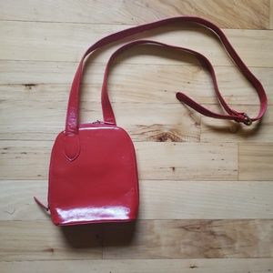 BoBo california red leather bag cross over